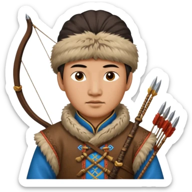 Mongol Archer  sticker
