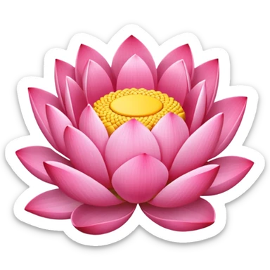 Lotus çiçeği sticker