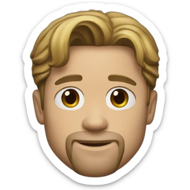 little-brad-pitt sticker