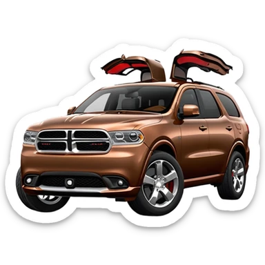 Dodge durango rt 2025 marrón  sticker