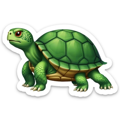 angry turtle sticker