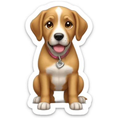 Chien trop mimi sticker