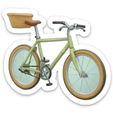 Bicicleta hecha con las letras de luis_nano_ sticker