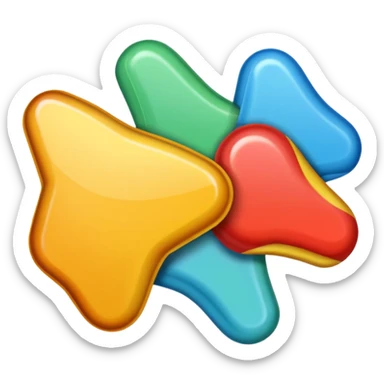 make the taffy with a irregular shape sticker