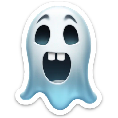 ghost in anguish sticker