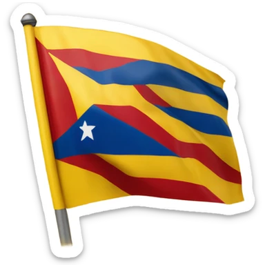 Catalonia flag sticker