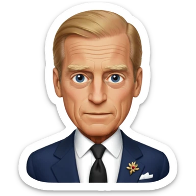 Prince philip sticker