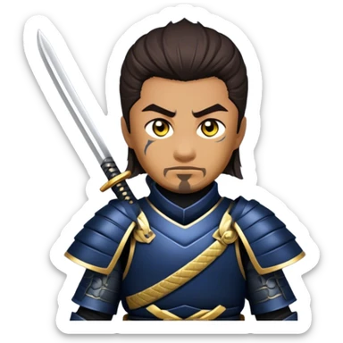 Warrior Samurai sticker