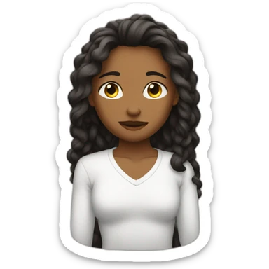 my lover is denying sticker