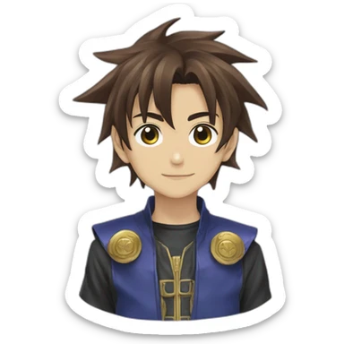 Jaden yuki Yu-Gi-Oh sticker