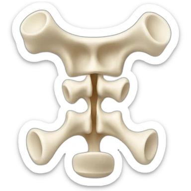 Vertebra sticker