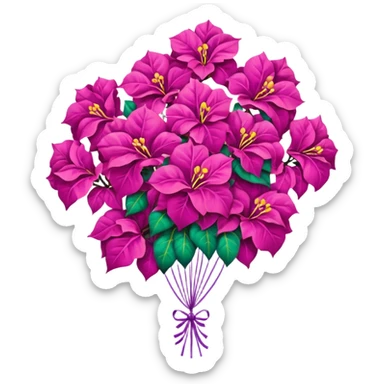 bougainvillea designing baloons sticker