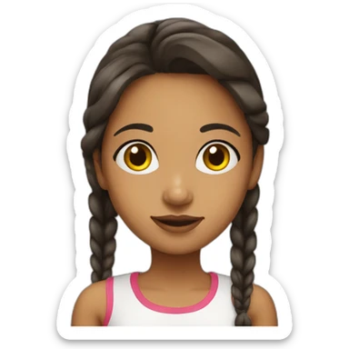 colombian girl hi sticker