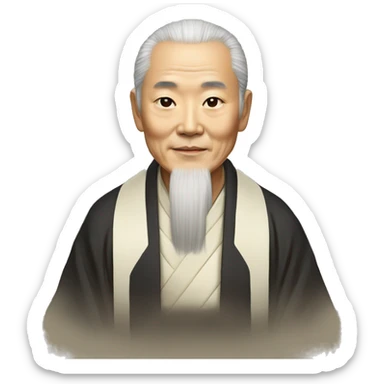 senior priest (of a Shinto shrine, below chief priest and deputy chief priest) sticker
