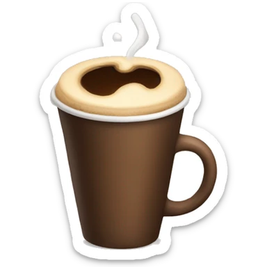 Coffee sticker