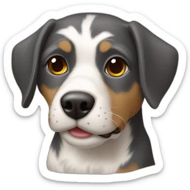 Foudre se bat avec chien sticker