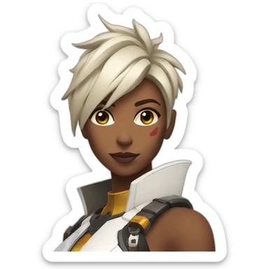 Mercy-overwatch sticker