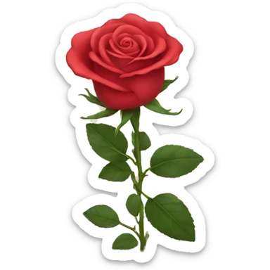 Rose sticker