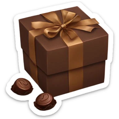 box of chocolates sticker