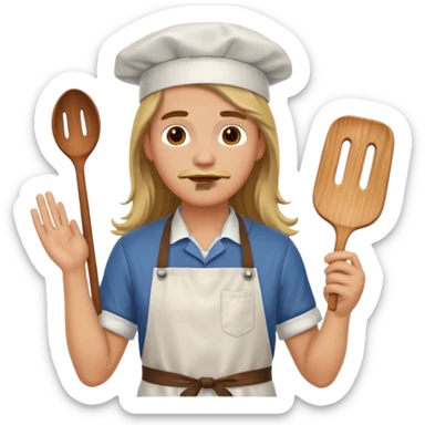 Cook longhair sticker