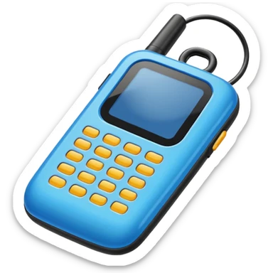 Walkie talk emoji  sticker