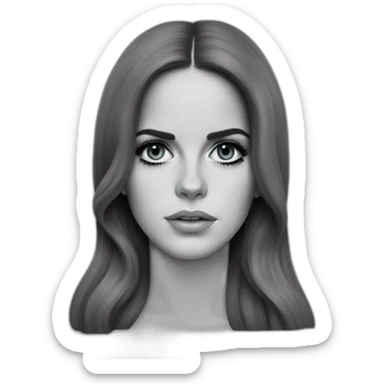Sad Lana Del Rey sticker