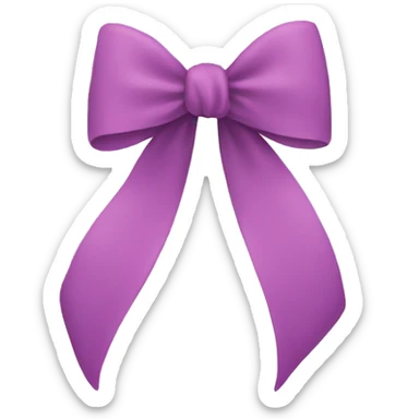 Bow sticker