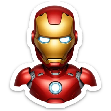 Irone man sticker