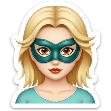 Chica mascarilla  sticker