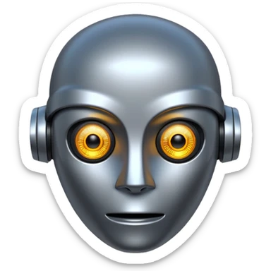 I need an emoji for Slack that ilustrates Artificial Intelligence (AI) si I can flag/tag pull requests and messages that are generated with AI for colleagues to know that they need to pay attention !
What is most descriptive for AI pull request ?

Make it animated and as large as possible  sticker