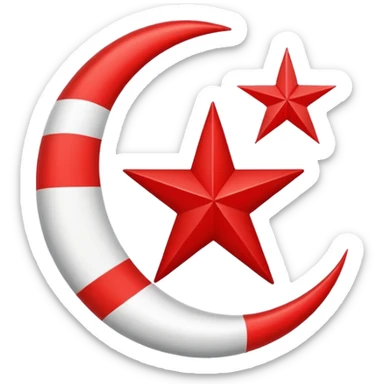 Kuzey kıbrıs bayrağı sticker