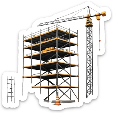 Construction site sticker