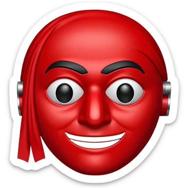 Money heist mask  sticker