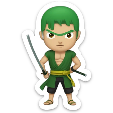 Rotonda zoro sticker