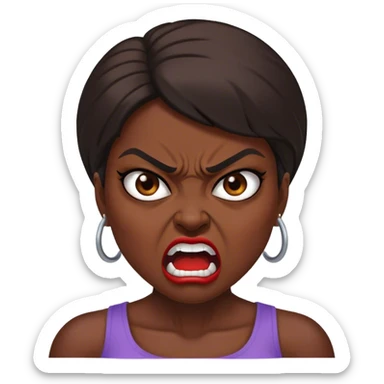 Feminist rage sticker