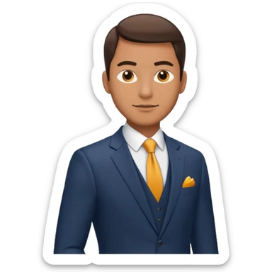 sports management man sticker