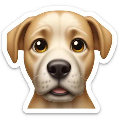 Dog with don julio bottle on head  sticker