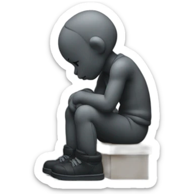 Kaws the promise sticker