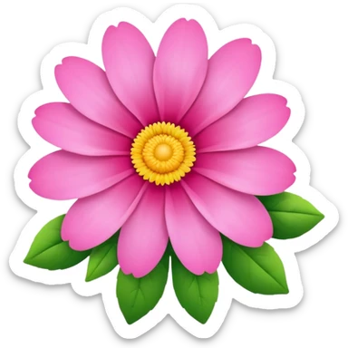 Pink flower boutique  sticker