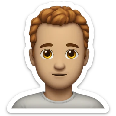 Corazon rojo partido  sticker