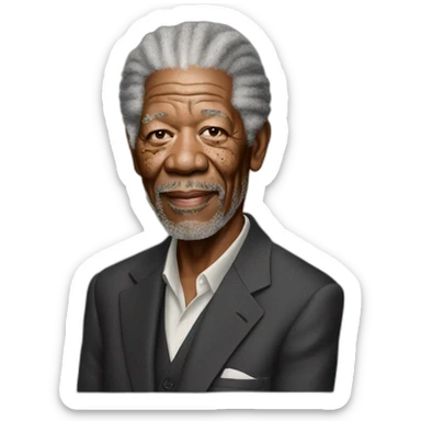 Morgan freeman is a woman sticker