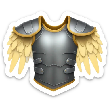 torso armor with wings sticker