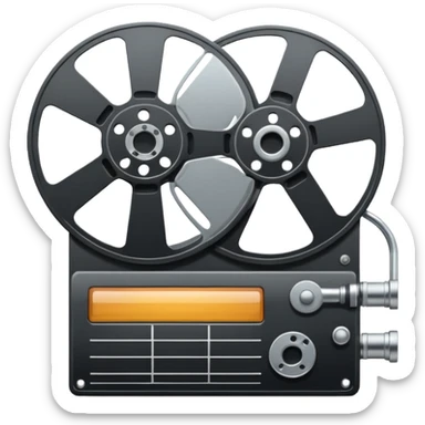 mac os icon physical film 60s recording sticker