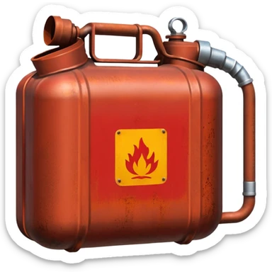 petrol canister sticker
