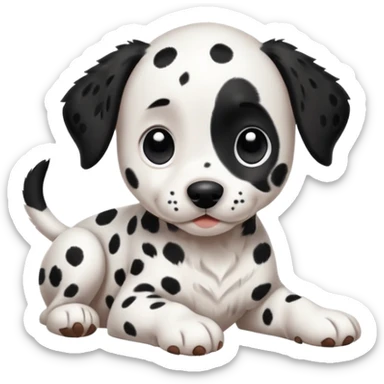 dalmatian puppy sticker