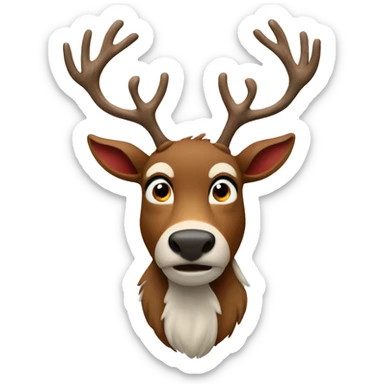 Rudolf the red nosed reindeer  sticker