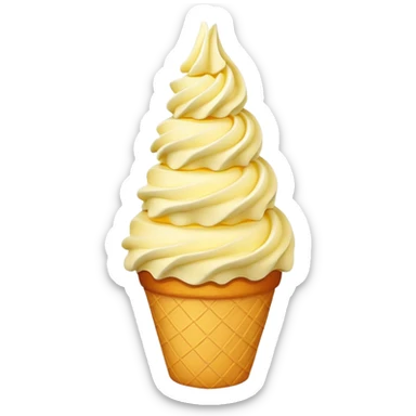 cone cake sticker