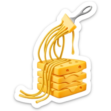 cheese threads sticker