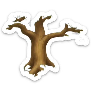sandalwood tree sticker