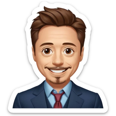 Robert Downey Jr sticker